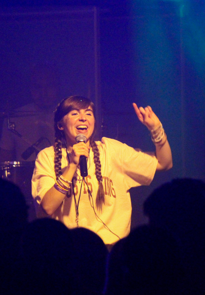 CoCo McLaughlin performing with After Sunday