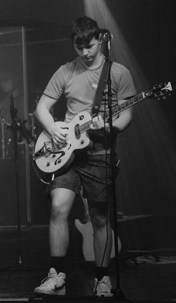 Gabe Long performing with After Sunday