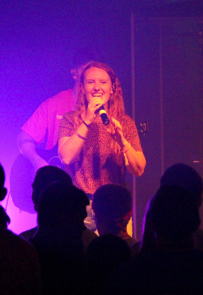 Shay Boroff performing with After Sunday