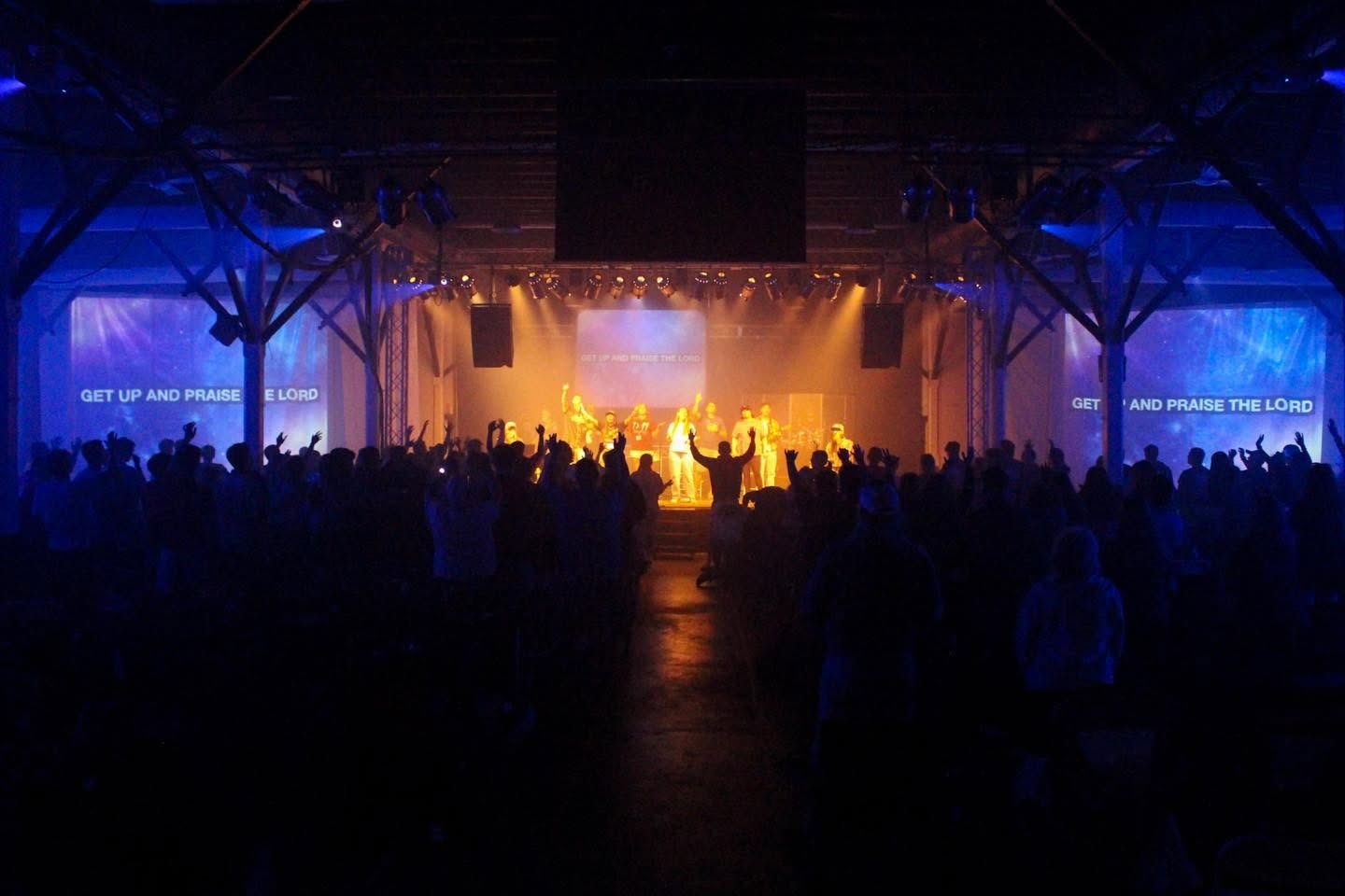 After Sunday leading worship in a full venue